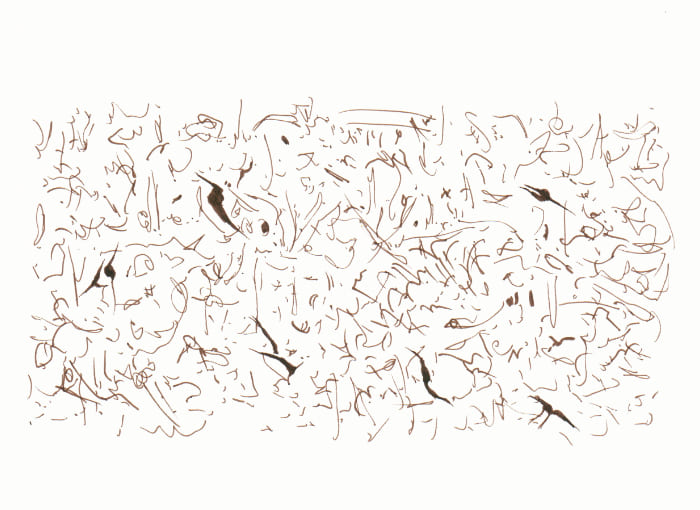 Skizze – Sepia Fineliner auf Papier - Pitt Artist Pen Farber Castell