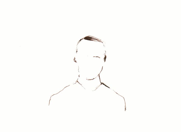 Porträt – Sepia Fineliner auf Papier - Pitt Artist Pen Farber Castell