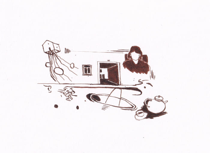 Ohne Sinn und Verstand Ohne Sinn und Verstand – Sepia-Tinte auf Papier