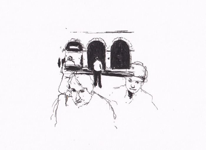 Lauben in Bern Lauben in Bern – Schwarze-Tinte auf Papier