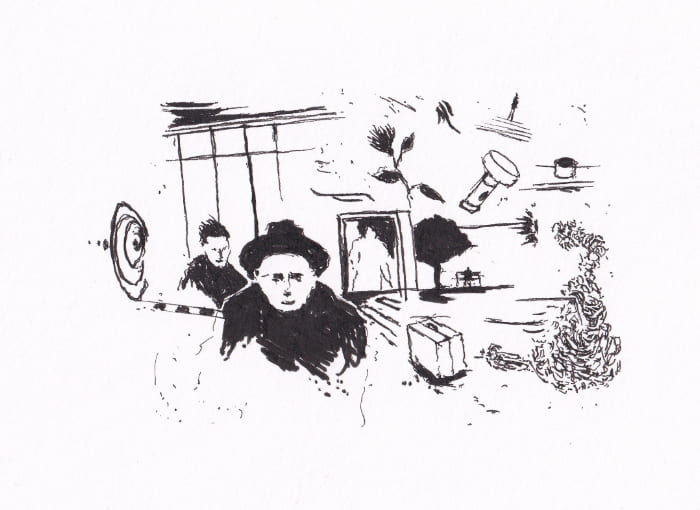 Es gibt einiges zu erzählen Es gibt einiges zu erzählen – Schwarze-Tinte auf Papier