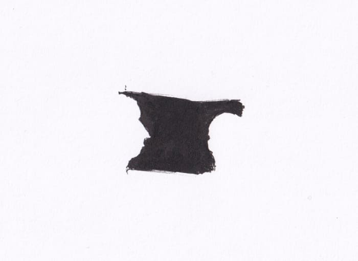 Skizze – Zwei Köpfe – Schwarz-Tinte auf Papier