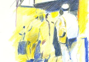 Bern Bahnhof Passanten