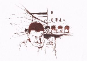 Urbansketchers in der Stadt