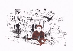 Schachtel Menschen verschachtelt