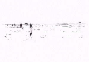 Am Strand der virtuellen Insel Isla Volante