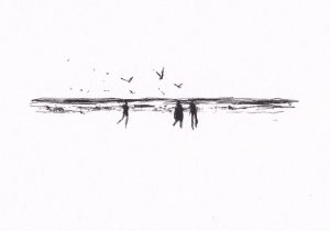 Menschen am Meer