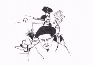 Porträt und Accessoire