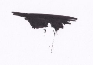 Vielleicht ein Mensch in der Landschaft