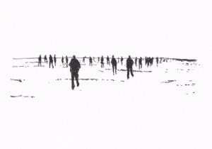 Menschen am Meer