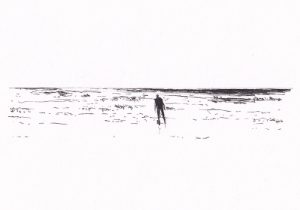 Mann am Meer