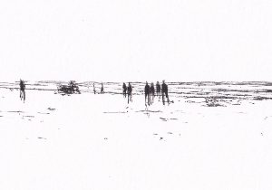 Menschen am Meer
